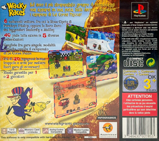 Wacky Races - Box - Back (Italy) - 765x680
