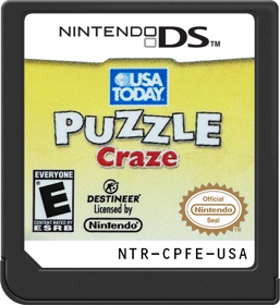 USA Today Puzzle Craze - Cart - Front (North America) - 517x564