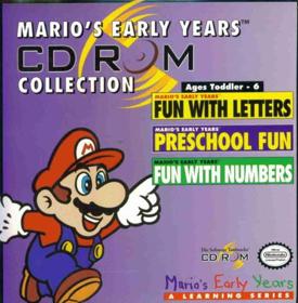 Mario's Early Years Collection - Box - Front (United States) - 486x495