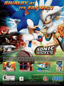 Sonic Rivals - Advertisement Flyer - Front (United States) - 1649x2200