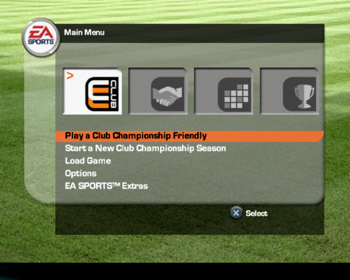 FIFA Soccer 2003 - Screenshot - Game Select (World) - 639x512