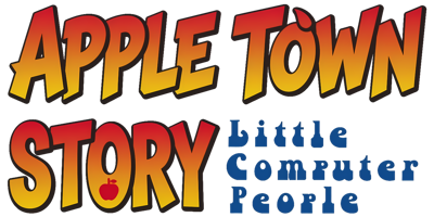 Apple Town Monogatari: Little Computer People - Clear Logo (United States) - 1500x750