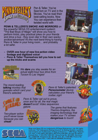 Penn & Teller's Smoke and Mirrors - Fanart - Box - Back (North America) - 1514x2156
