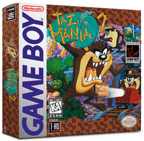 Taz-Mania 2 - Box - 3D (North America) - 1016x998