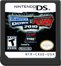 WWE SmackDown vs. Raw 2010 - Cart - Front (North America) - 517x564