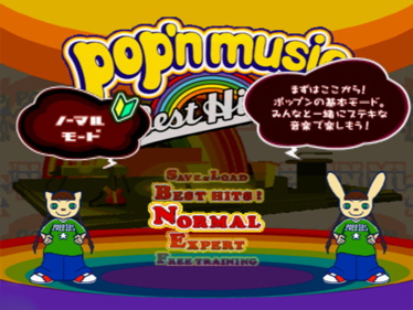 Pop'n Music Best Hits! - Screenshot - Game Select (Japan) - 597x448
