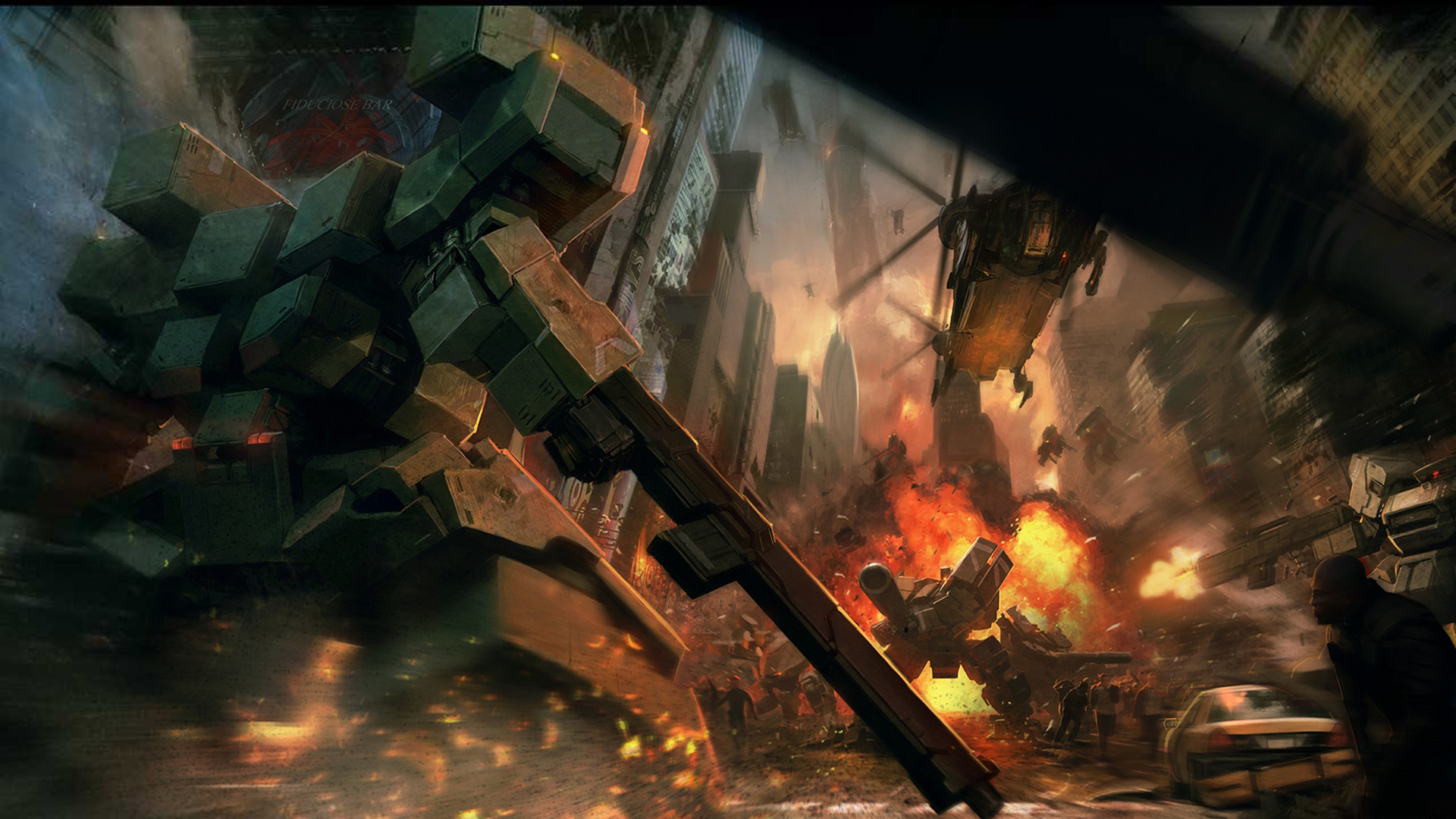 Illustration of Front Mission Evolved