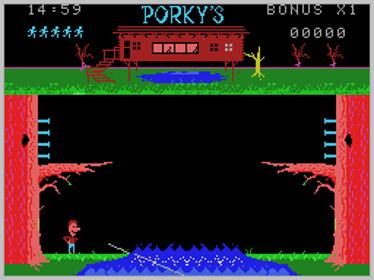 Porky's - Screenshot - Gameplay (World) - 256x192