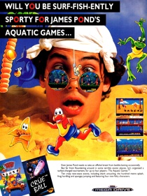 The Aquatic Games Starring James Pond and the Aquabats - Advertisement Flyer - Front (United Kingdom) - 1645x2200