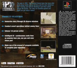 Hidden & Dangerous - Box - Back (Europe) - 1000x889
