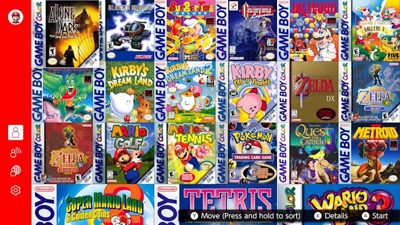 Nintendo Switch Online: Game Boy - Screenshot - Game Select (World) - 750x422