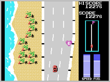 Road Fighter - Screenshot - Gameplay (World) - 256x192
