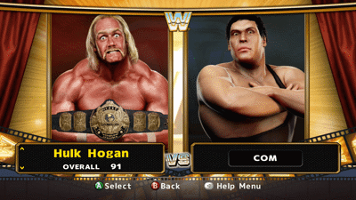 WWE Legends of Wrestlemania - Screenshot - Game Select (World) - 1280x720