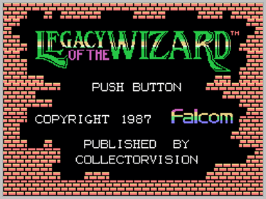 Legacy of the Wizard - Screenshot - Game Title (World) - 256x192