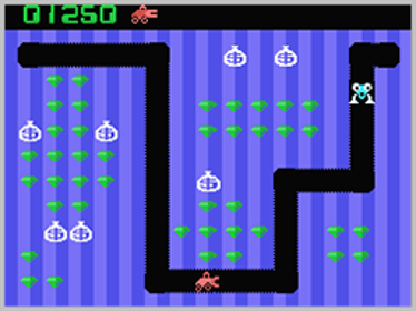 Digger - Screenshot - Gameplay (World) - 256x192