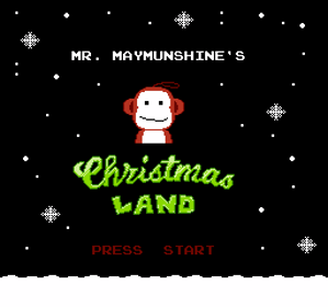 Mr. Maymunshine's Christmas Land - Screenshot - Game Title (World) - 256x240
