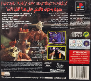 Skullmonkeys - Box - Back (Europe) - 603x540