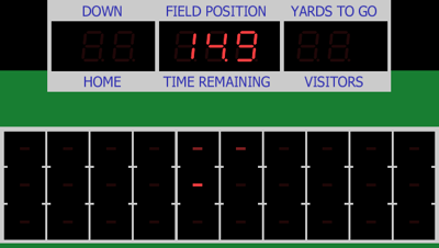 Mattel Electronics: Football 2 - Screenshot - Gameplay (North America) - 640x362