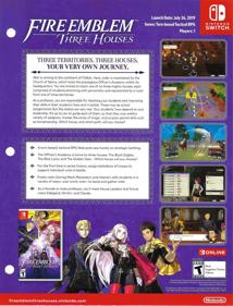 Fire Emblem: Three Houses - Advertisement Flyer - Front (North America) - 1256x1648