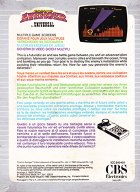 Cosmic Avenger - Box - Back (Europe) - 497x680