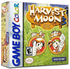Harvest Moon 3 GBC - Box - 3D (North America) - 1016x998
