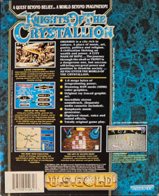Knights of the Crystallion - Box - Back (North America) - 1039x1282