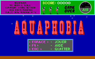 Aquaphobia - Screenshot - Game Title (World) - 320x200