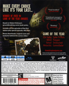 The Walking Dead: The Complete First Season - Box - Back (North America) - 640x792