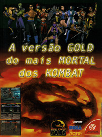 Mortal Kombat Gold - Advertisement Flyer - Front (Brazil) - 1440x1926