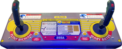 Rail Chase 2 - Arcade - Control Panel (World) - 3289x1317
