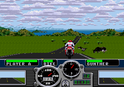 Road Rash - Screenshot - Gameplay (World) - 640x448