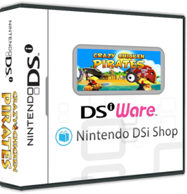 Crazy Chicken: Pirates - Box - 3D (World) - 575x598