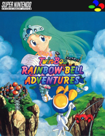 Pop'n TwinBee: Rainbow Bell Adventures - Fanart - Box - Front (Japan) - 500x646