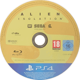 Alien: Isolation - Disc (Europe) - 697x695