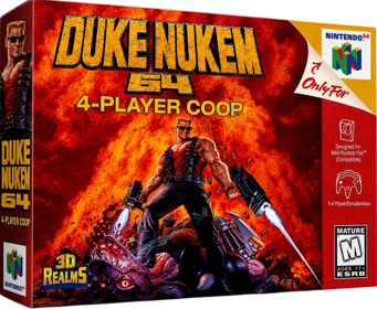 Duke Nukem 64: 4-Player Coop - Box - 3D (North America) - 1792x1473
