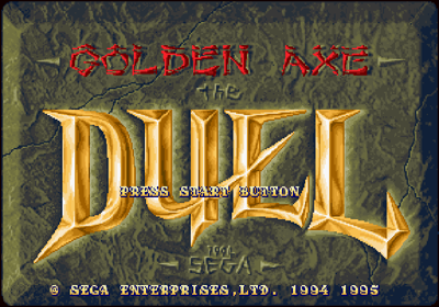 Golden Axe: The Duel - Screenshot - Game Title (Japan) - 640x448