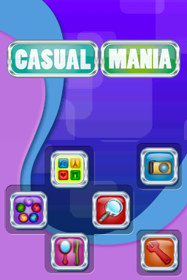 Casual Mania!: 4 Games in 1 - Screenshot - Game Title (World) - 256x384