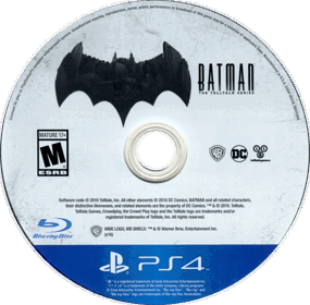 Batman: The Telltale Series - Disc (North America) - 748x735