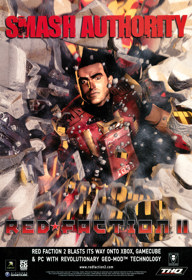 Red Faction II - Advertisement Flyer - Front (United Kingdom) - 1508x2200