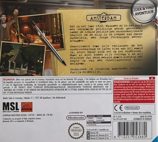 Secret Mysteries In New York - Box - Back (The Netherlands) - 690x620