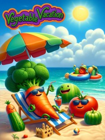 Vegetable Vacation - Fanart - Box - Front (Europe) - 864x1152