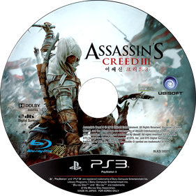Assassin's Creed III - Disc (Korea) - 684x684