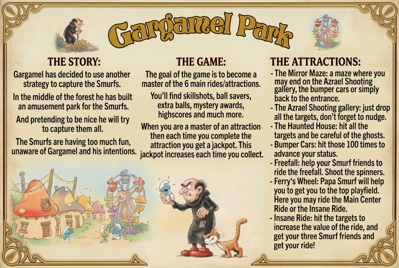 Gargamel Park - Arcade - Controls Information (World) - 2528x1696
