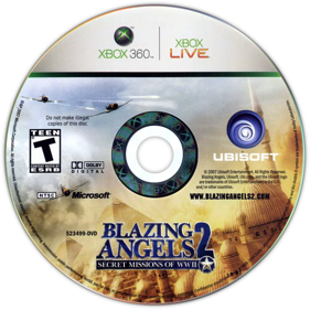 Blazing Angels 2: Secret Missions of WWII - Disc (North America) - 795x795