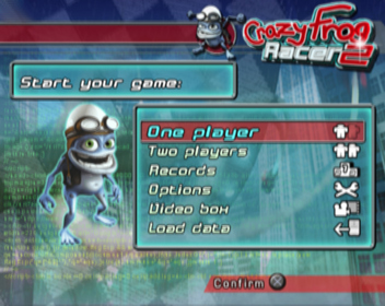Crazy Frog Arcade Racer - Screenshot - Game Select (World) - 640x510
