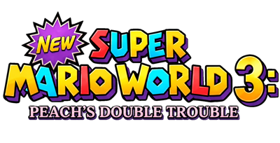 New Super Mario World 3: Peach's Double Trouble - Clear Logo (World) - 1755x896