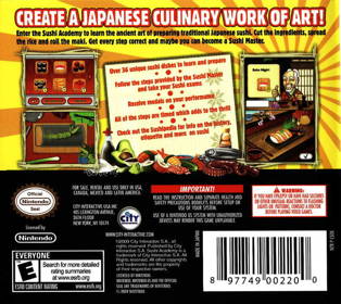Sushi Academy - Box - Back (North America) - 640x571