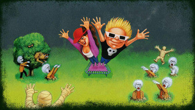 Zombies Ate My Neighbors and Ghoul Patrol - Fanart - Background (World) - 2560x1441