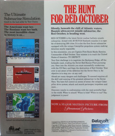 The Hunt for Red October - Box - Back (North America) - 1071x1265