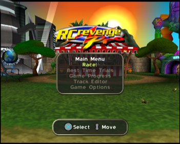 RC Revenge Pro - Screenshot - Game Select (World) - 640x512